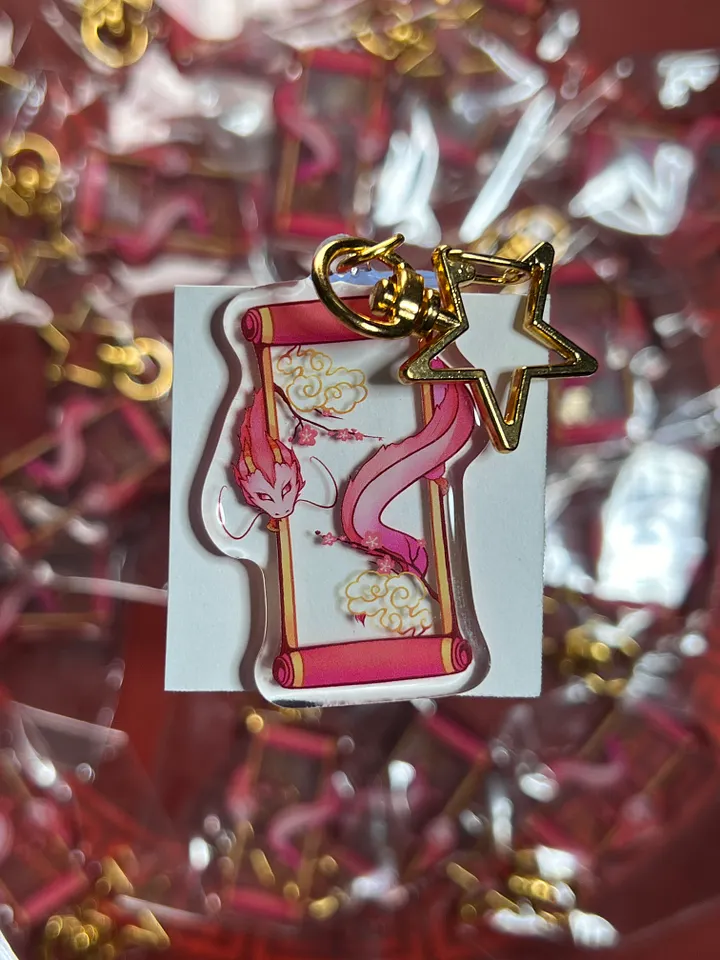 Year of the Dragon Scroll - Cherry Blossom Ver. - Charm product image (2)