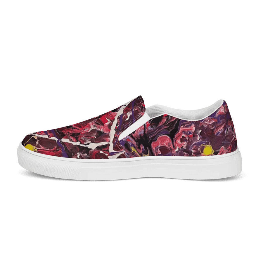 Men's Slip-On Canvas Shoes (Purple Rain) product image (8)