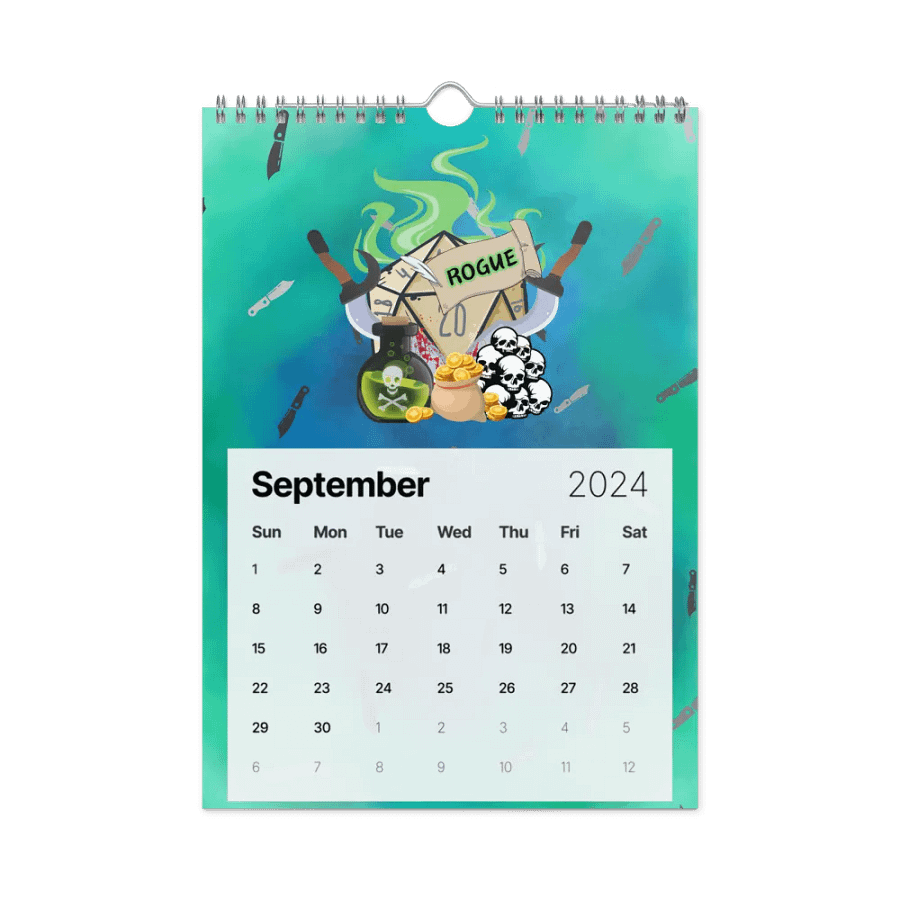 Chill Zone DnD Vibes 2024 Calendar product image (12)