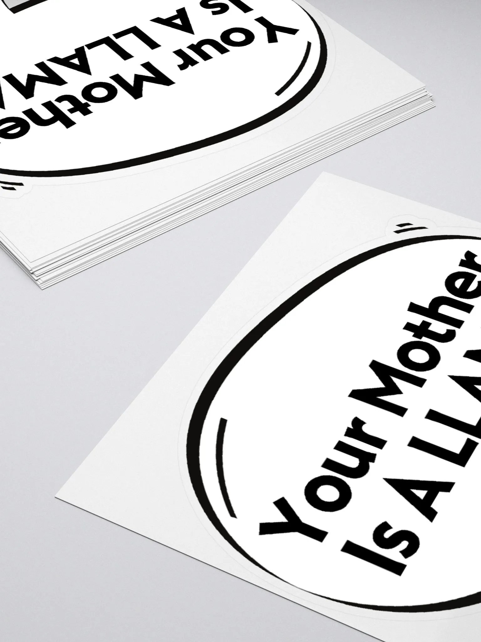 Your Mother Is A Llama Sticker product image (4)