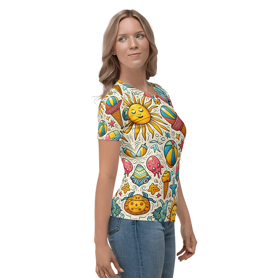 Playful Softy Summer Fun All-Over Print Tee product image (4)