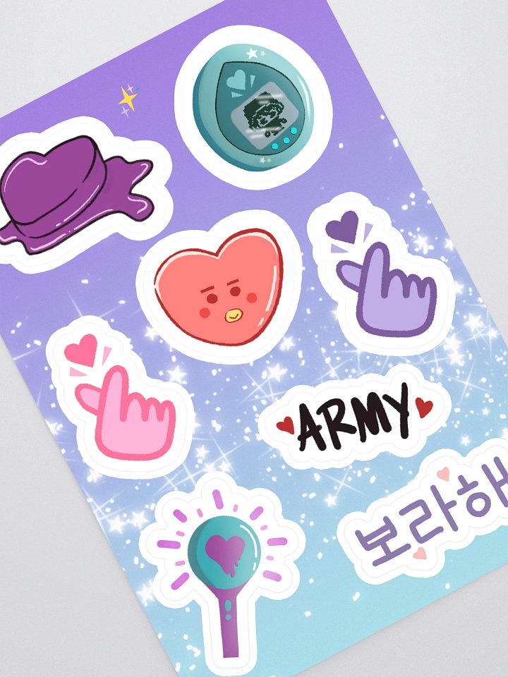 BTS sticker sheet product image (2)