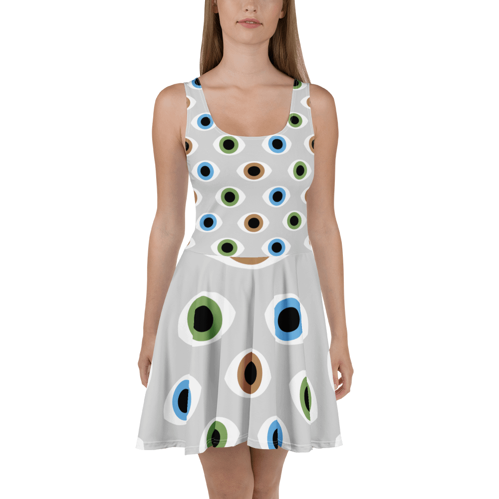 Eyes of Enchantment All-Over Print Skater Dress product image (2)