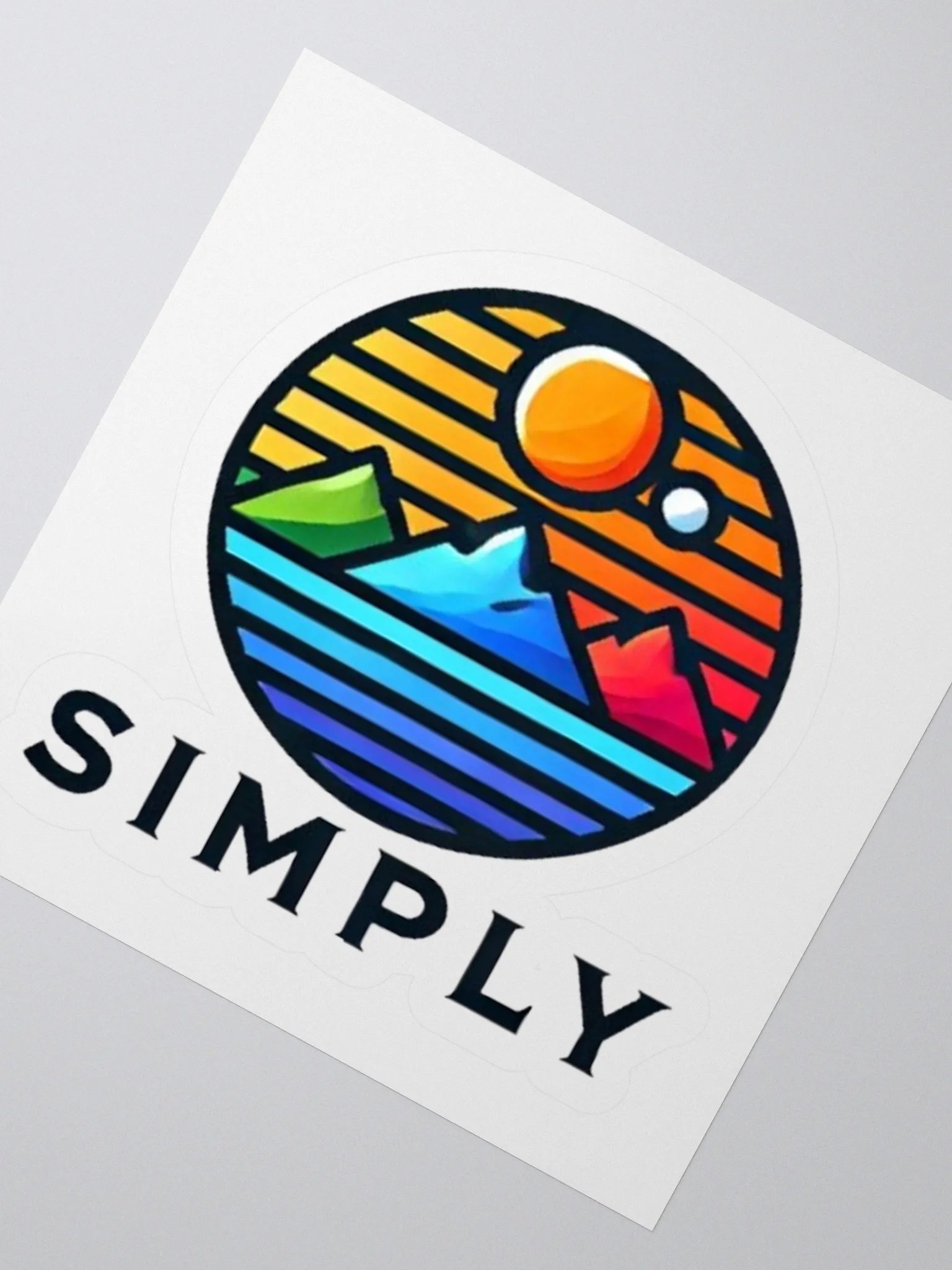 Simply Serene Landscape Sticker Set product image (8)