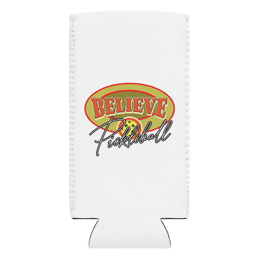 Believe Pickleball Coozie Can Cooler product image (1)