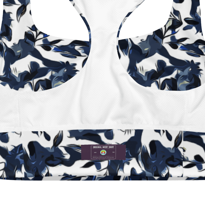 Wild Waves | Recycled Longline Sports Bra product image (8)
