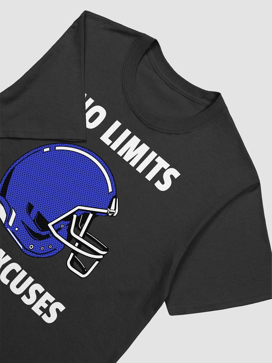 No limits, no excuses football t-shirt product image (13)