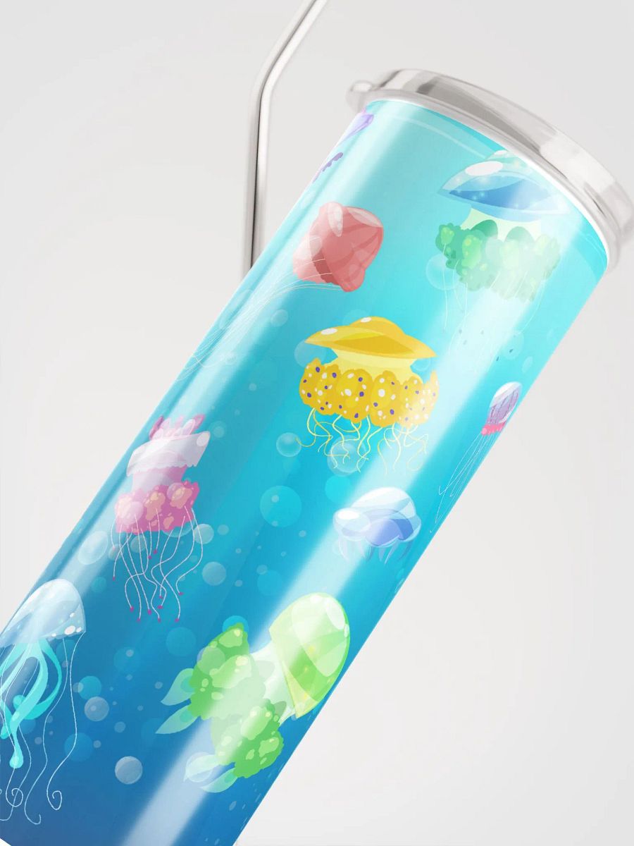 Ocean Bliss: Jellyfish Tumbler - Eco-Friendly Stainless Steel with Straw product image (5)