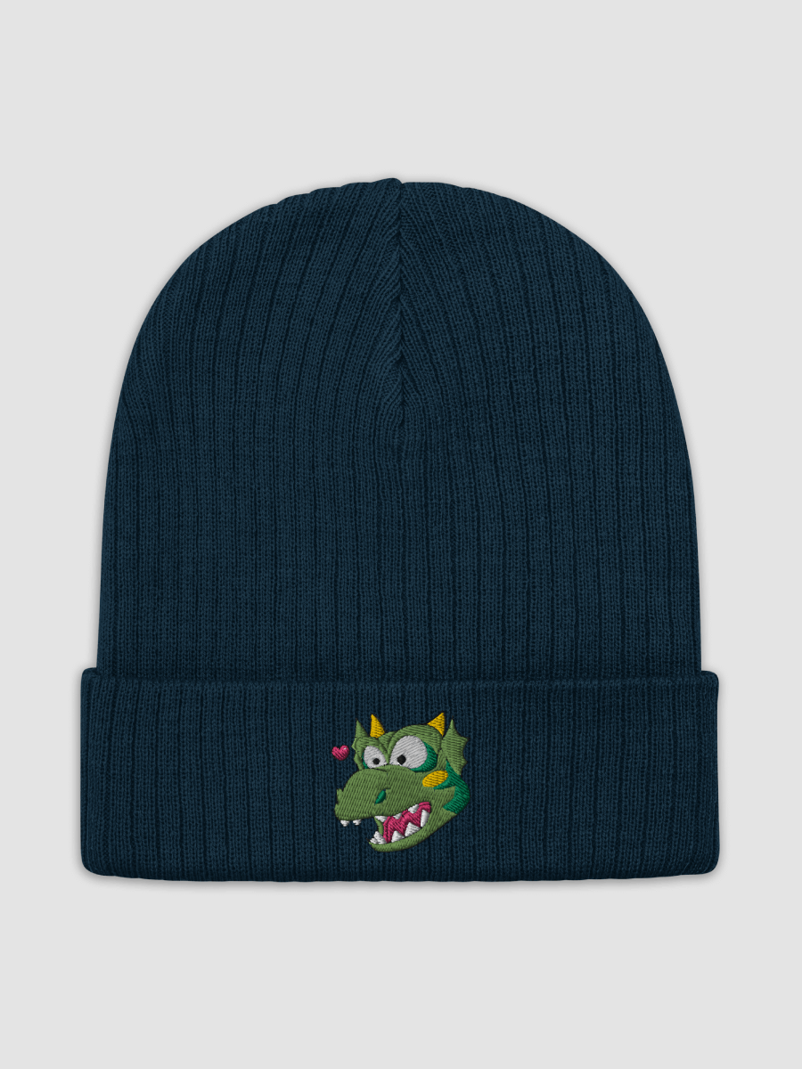 Love Dragon Green Recycled Cuffed Beanie product image (2)