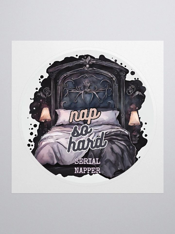 Nap So Hard Sticker product image (1)