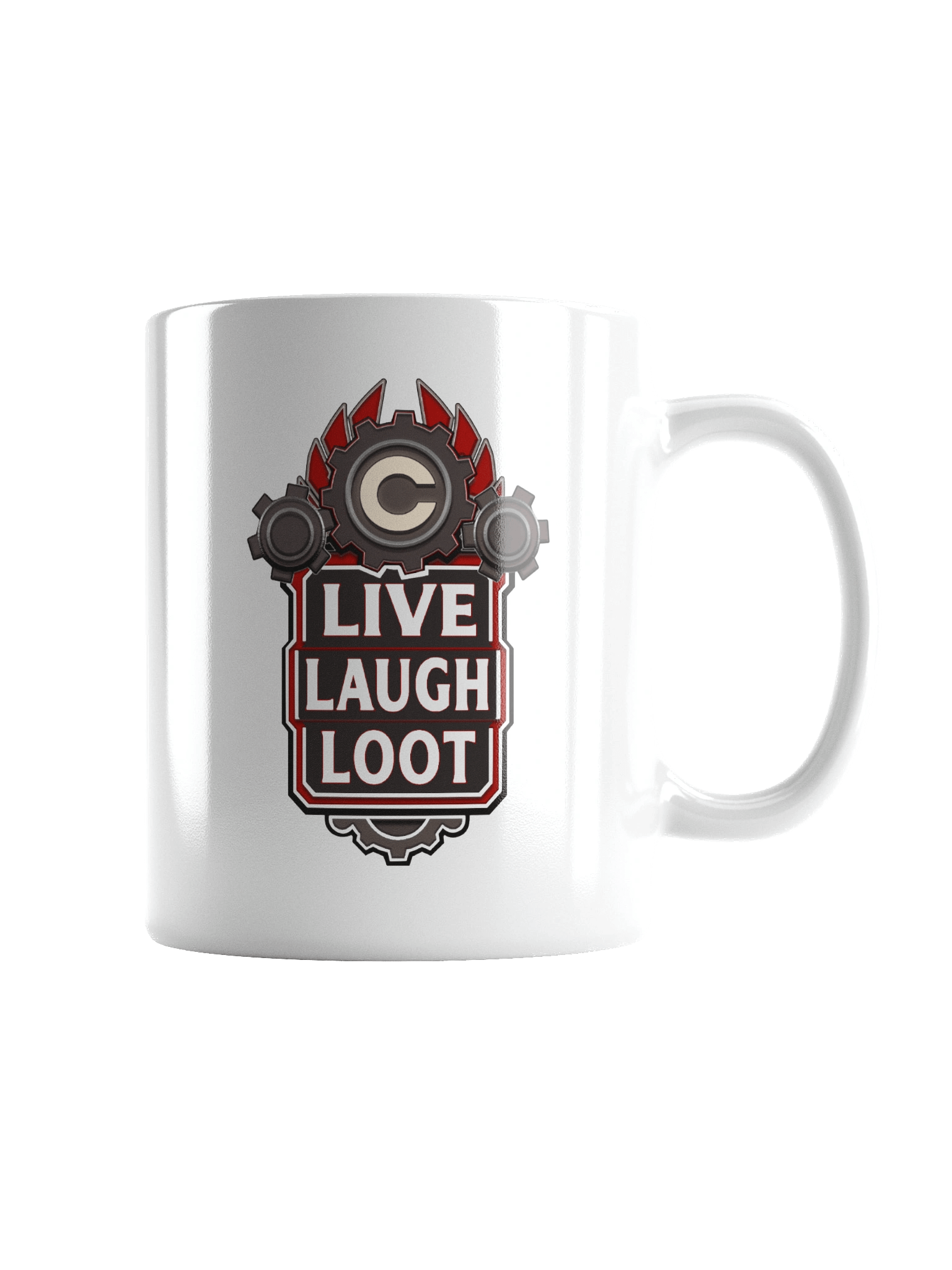 Live Laugh Loot Mug - White product image (1)