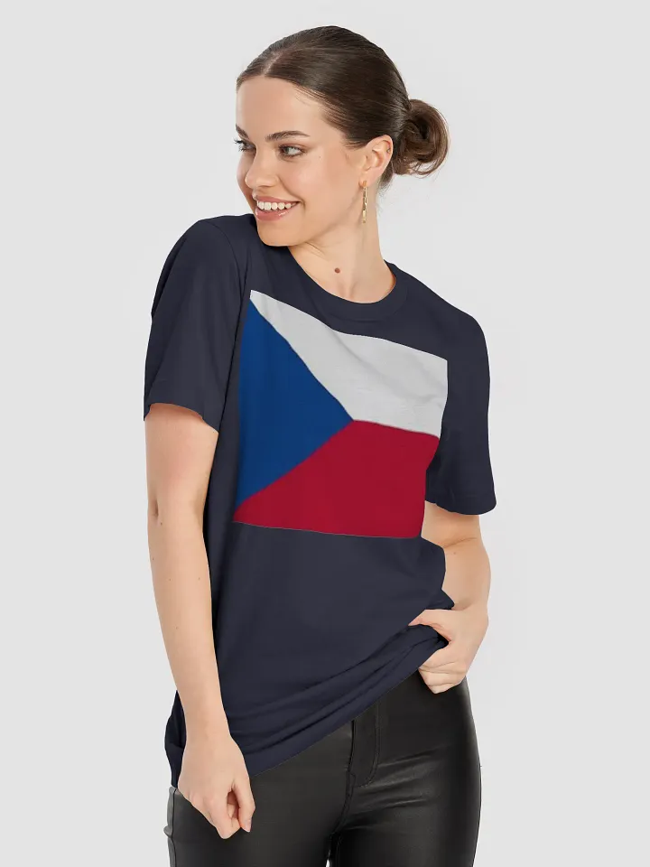 Exclusive Unisex Czech Republic Flag Graphic Tee by Graphic Grove - Supersoft Cotton product image (1)