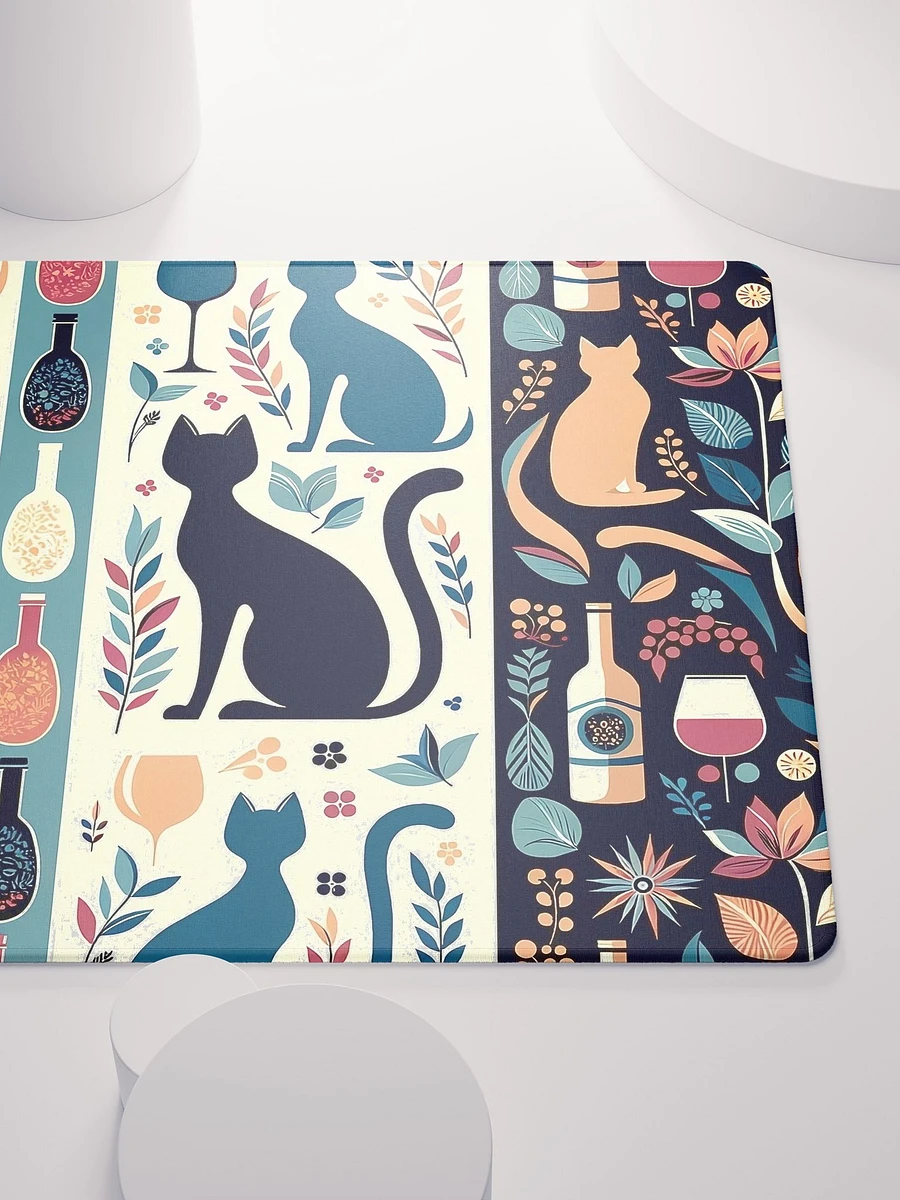 Gaming Mouse Pad: Cats and Wine product image (9)