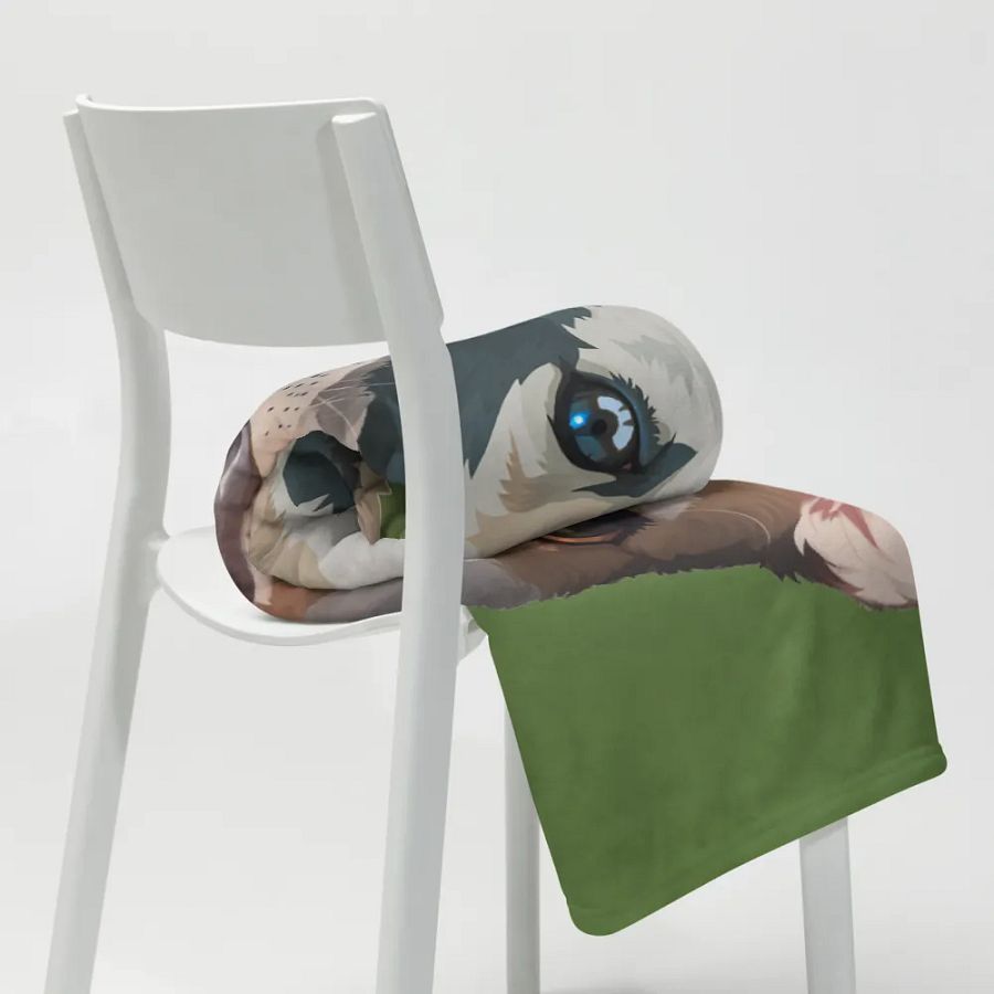 Luna and Mango Throw Blanket product image (8)