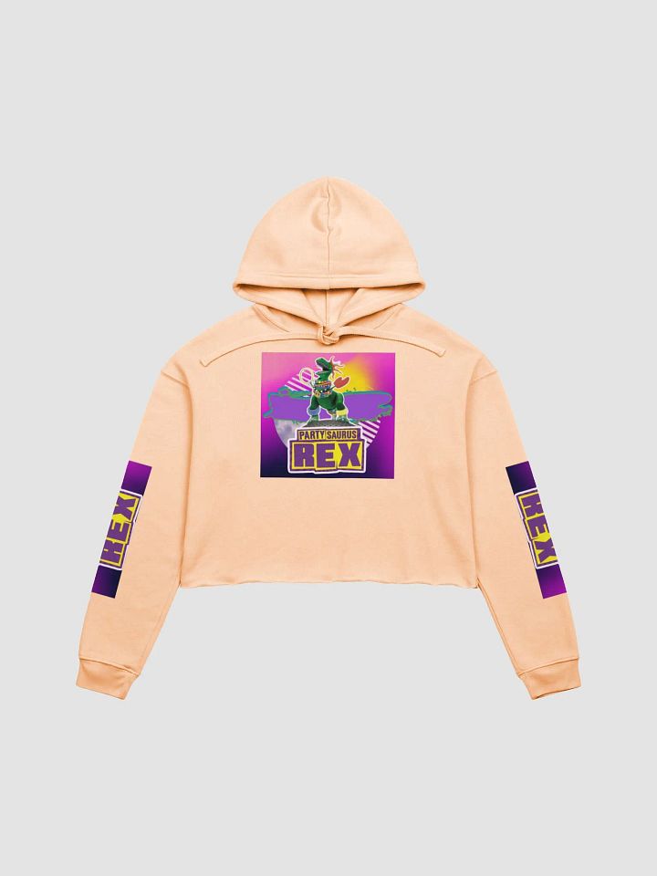 Partysaurus Rex Crop Top Hoodie product image (1)