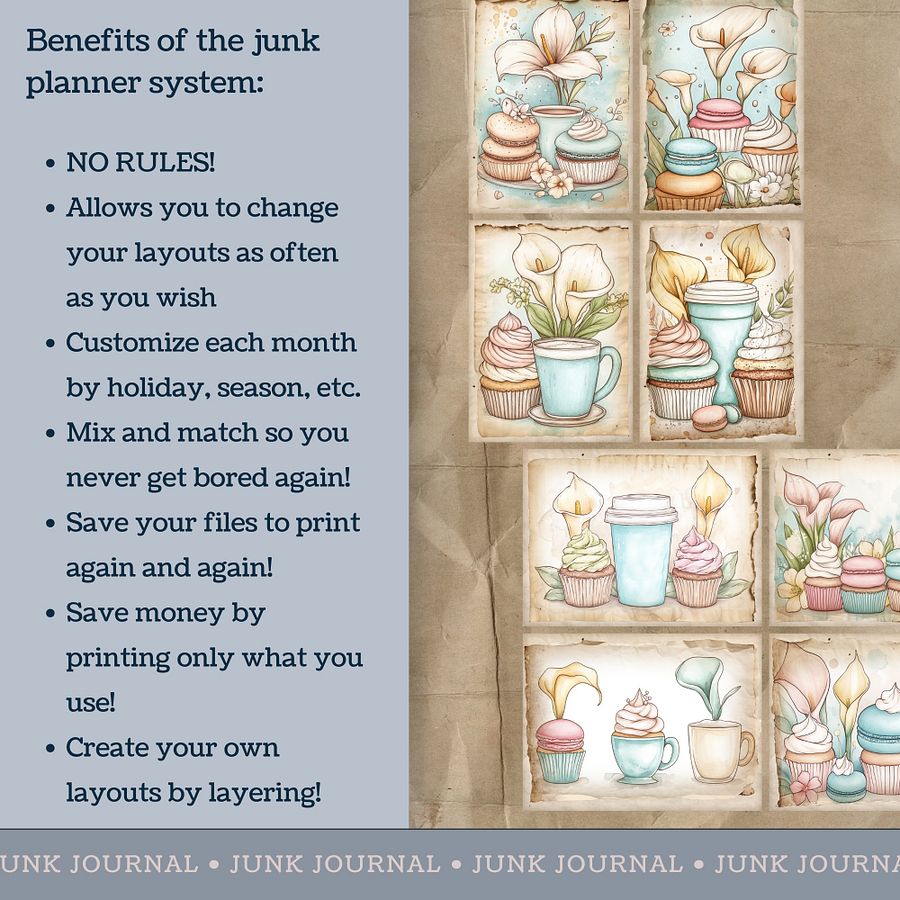 Spooky Halloween - Printable Journal Cards V7 product image (3)