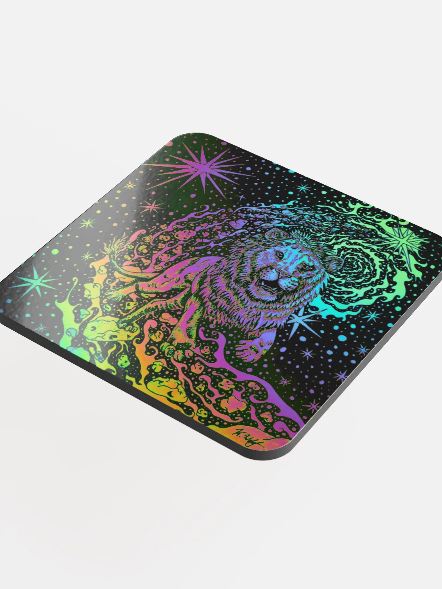 Limited edition Leo Zodiac coaster product image (4)