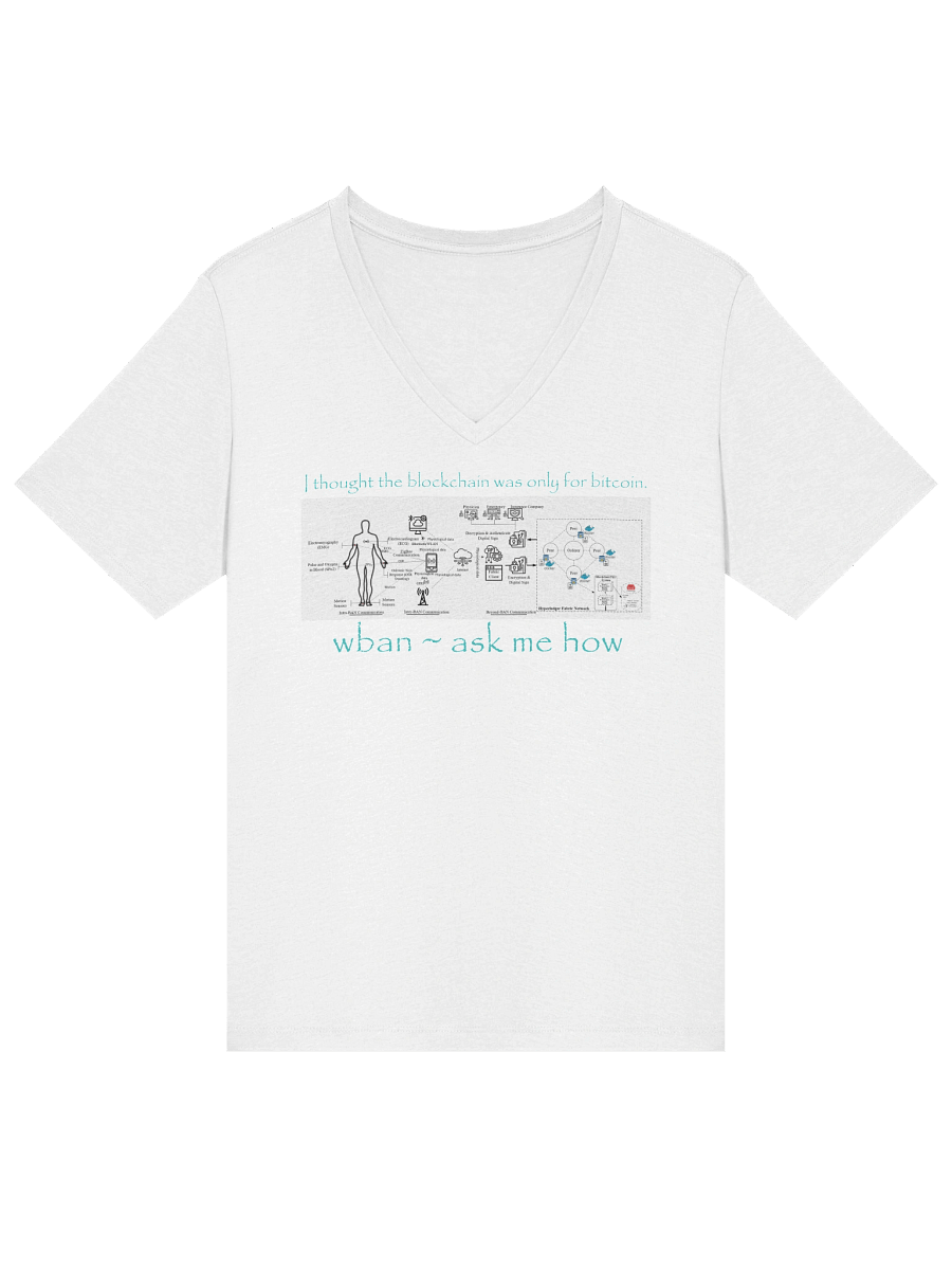 Block Chain isn't just for Bitcoin Vneck Front product image (3)