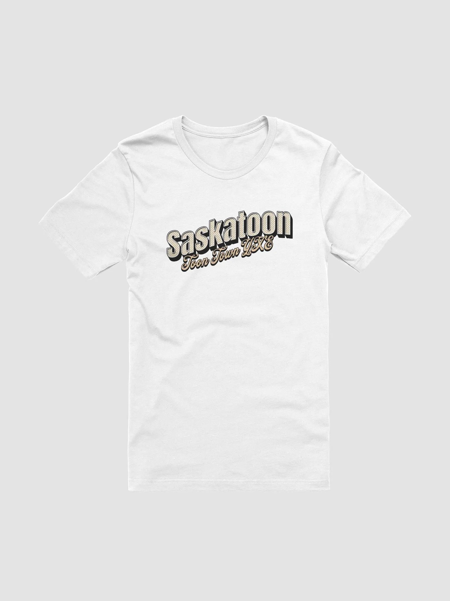 Saskatoon Toon Town YXE Stylized Graphic Tee product image (1)