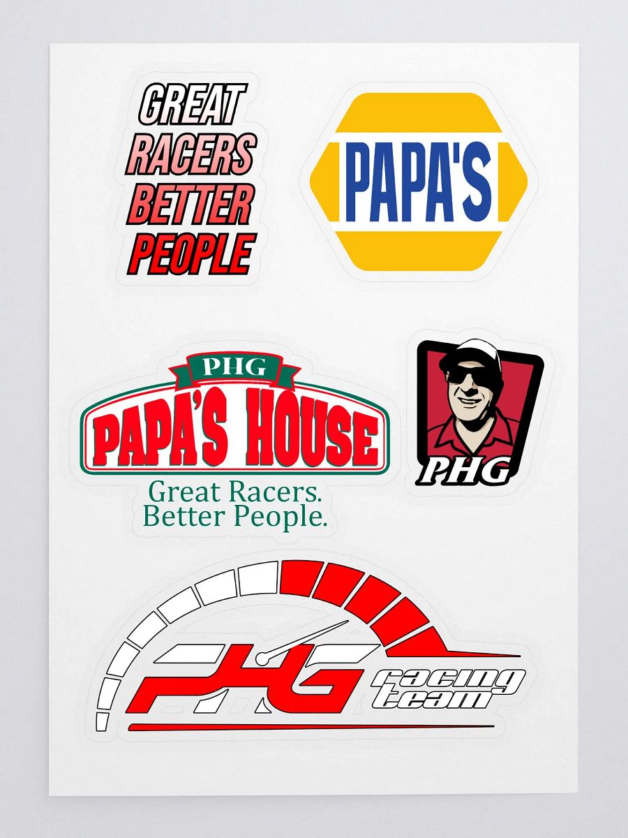 PHG Racing Team Sticker Collection product image (3)