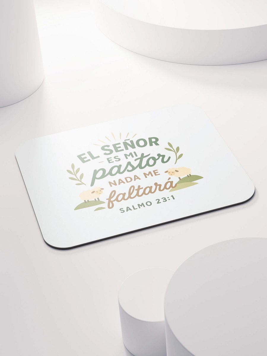 Faith Mouse Pad – “El Señor es mi Pastor” – Spanish Christian Design product image (4)