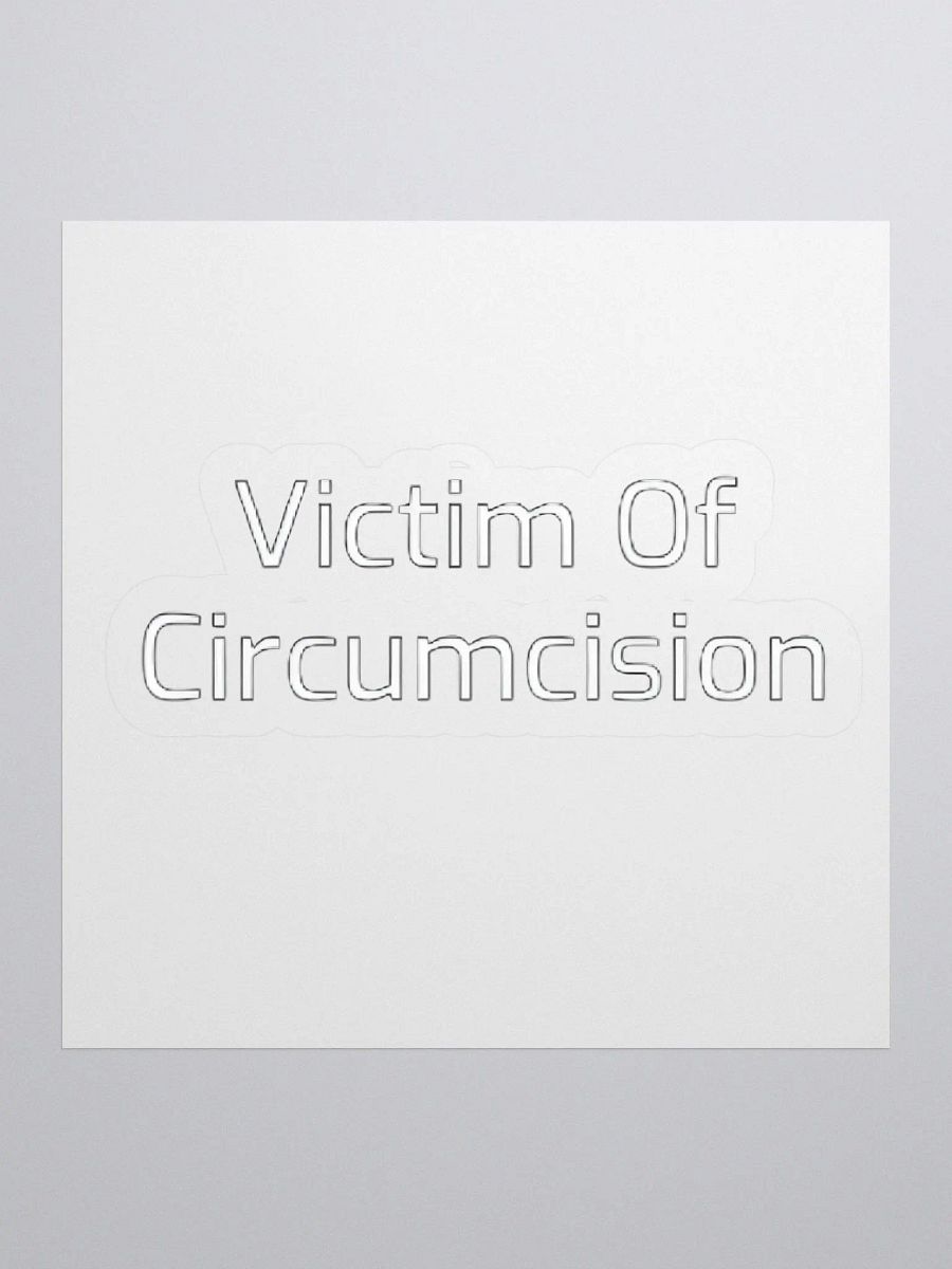Victim Of Circumcision Sticker product image (1)