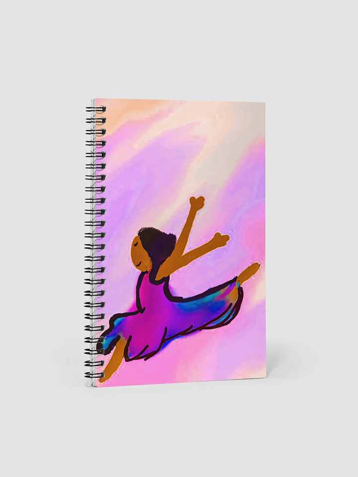 Leap for the Sky! Spiral Notebook with 140 dotted pages product image (1)
