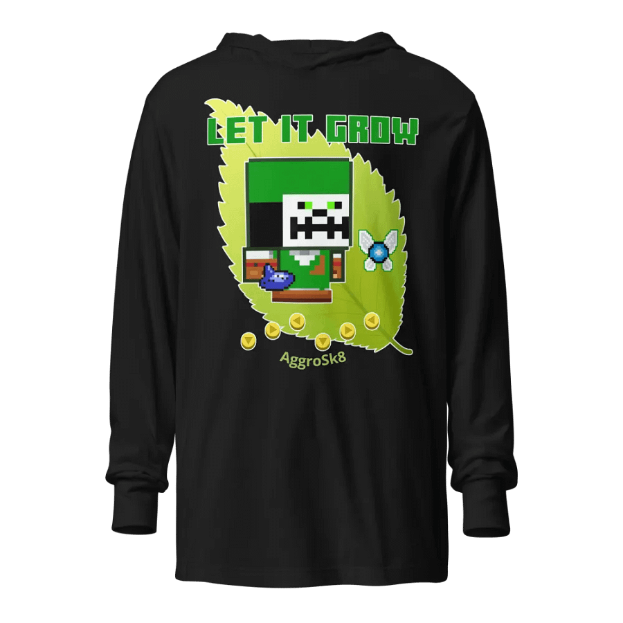 Aggro - Let It Grow - Long Sleeve Hooded Shirt product image (1)