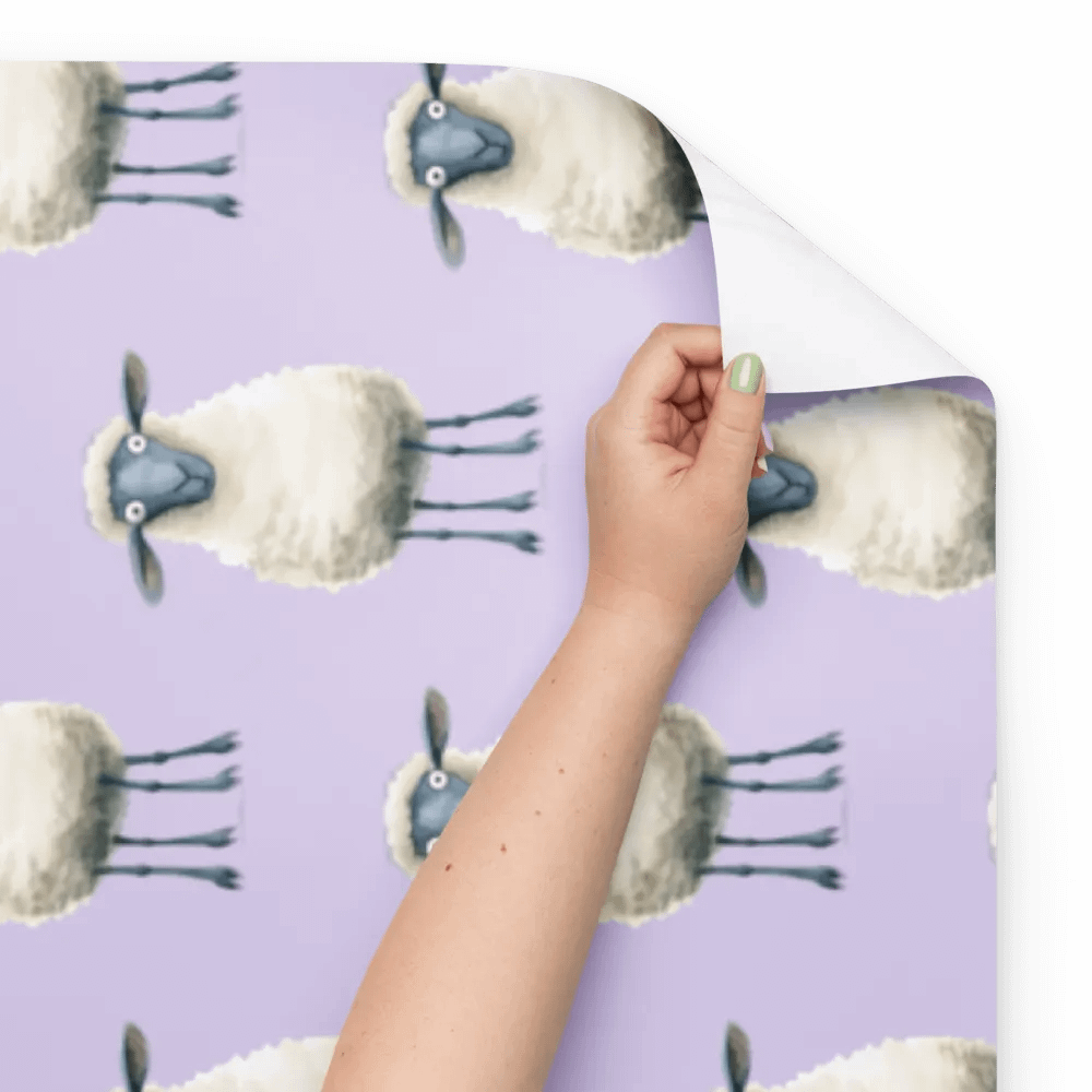 Quirky Sheep Wrapping paper product image (9)