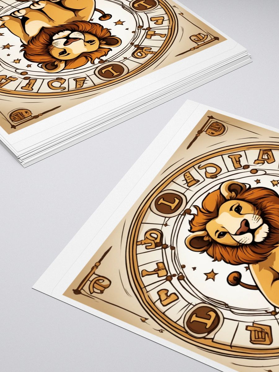 Leo Zodiac Sticker product image (10)