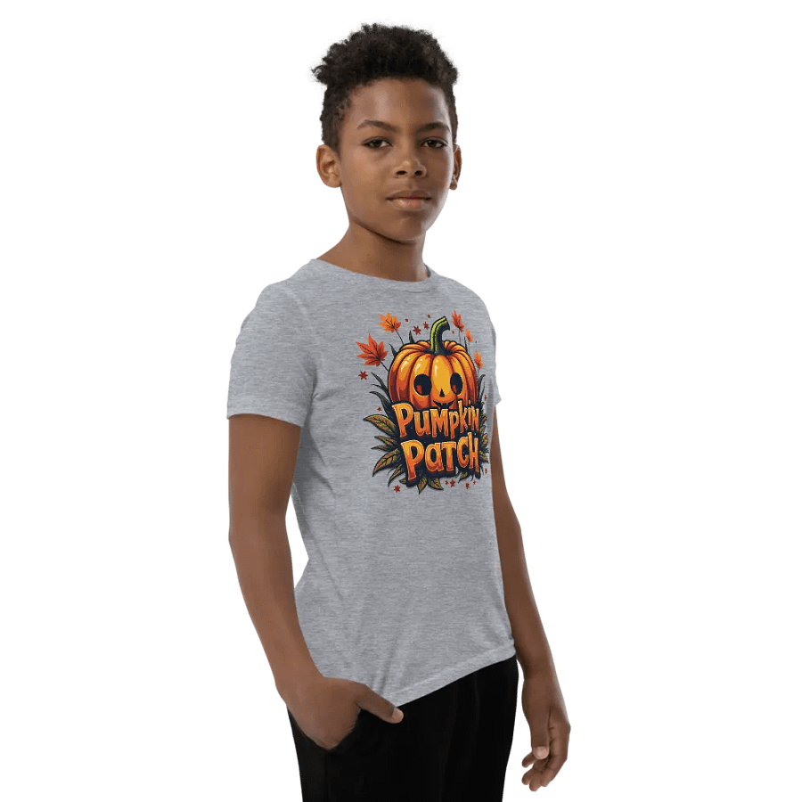 Jack-O'-Lantern Patch Youth Tee product image (24)