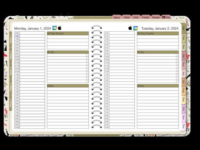 2024 Mahjong Digital Planner product image (5)
