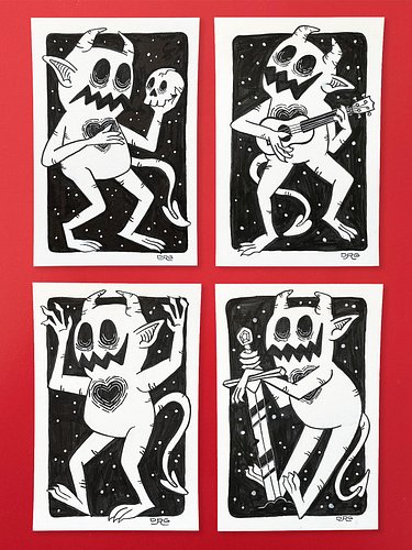 Update: Originals will go on sale Monday Sept 22.

Over the last couple months I have been having a blast playing with ink. T...