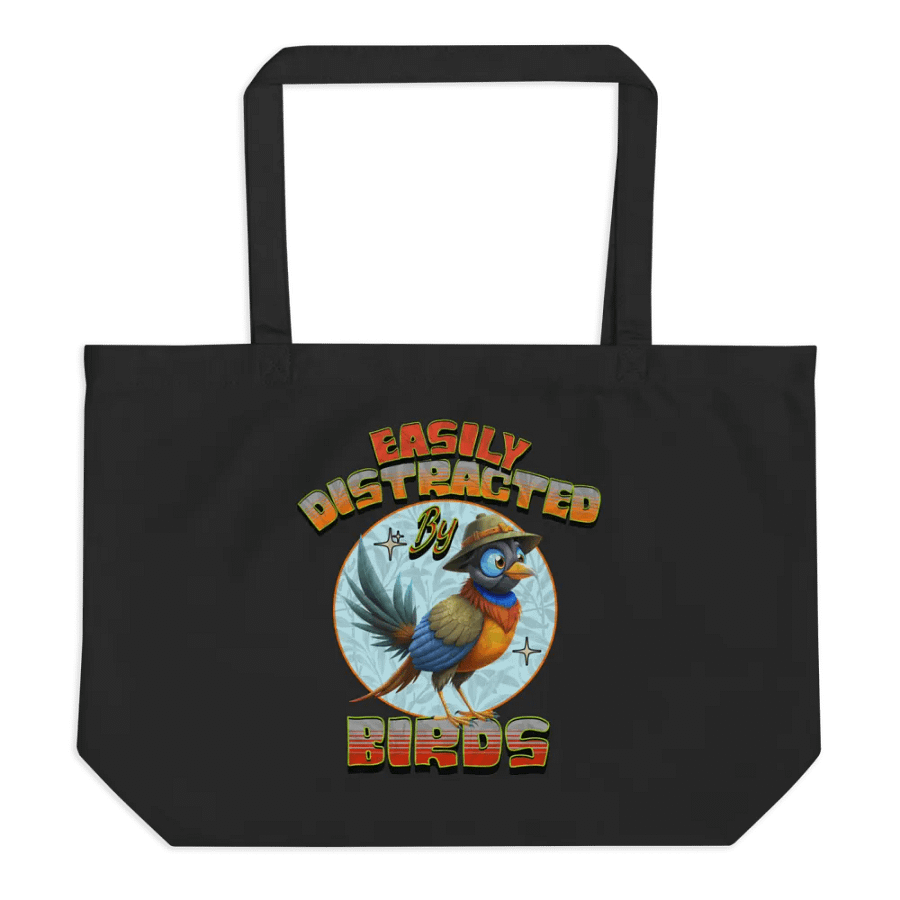 Easily Distracted By Birds Whimsical Lover Tote product image (1)