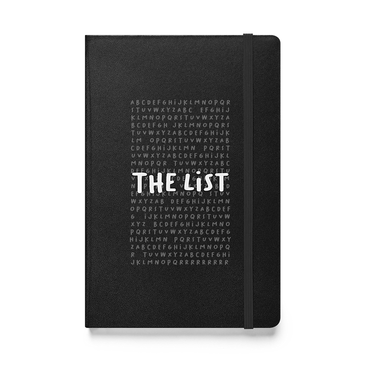 The List Hardcover Bound Notebook product image (1)