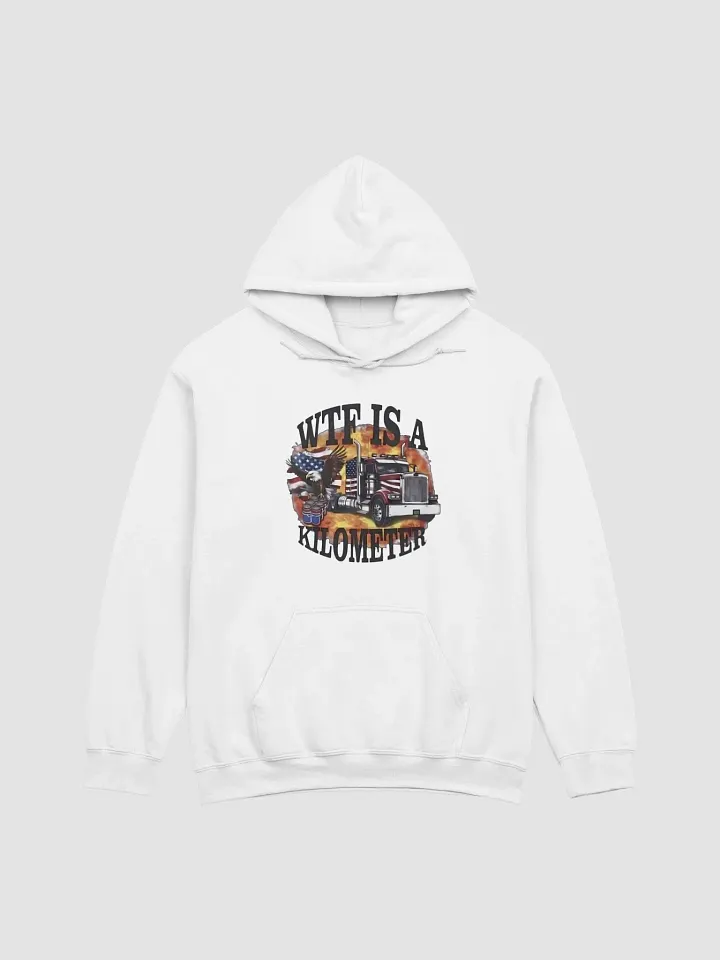"WTF Is A Kilometer Hoodie – Funny Metric System Graphic Hoodie " product image (1)