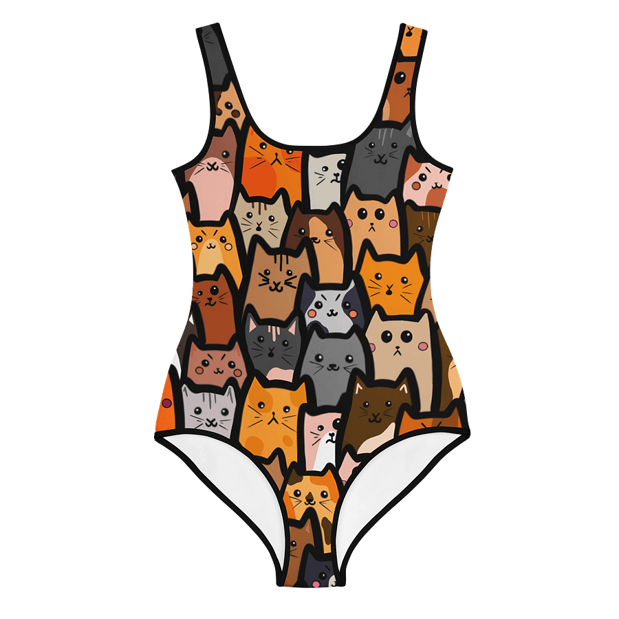 "Cats" Youth One Piece Swimsuit product image (1)