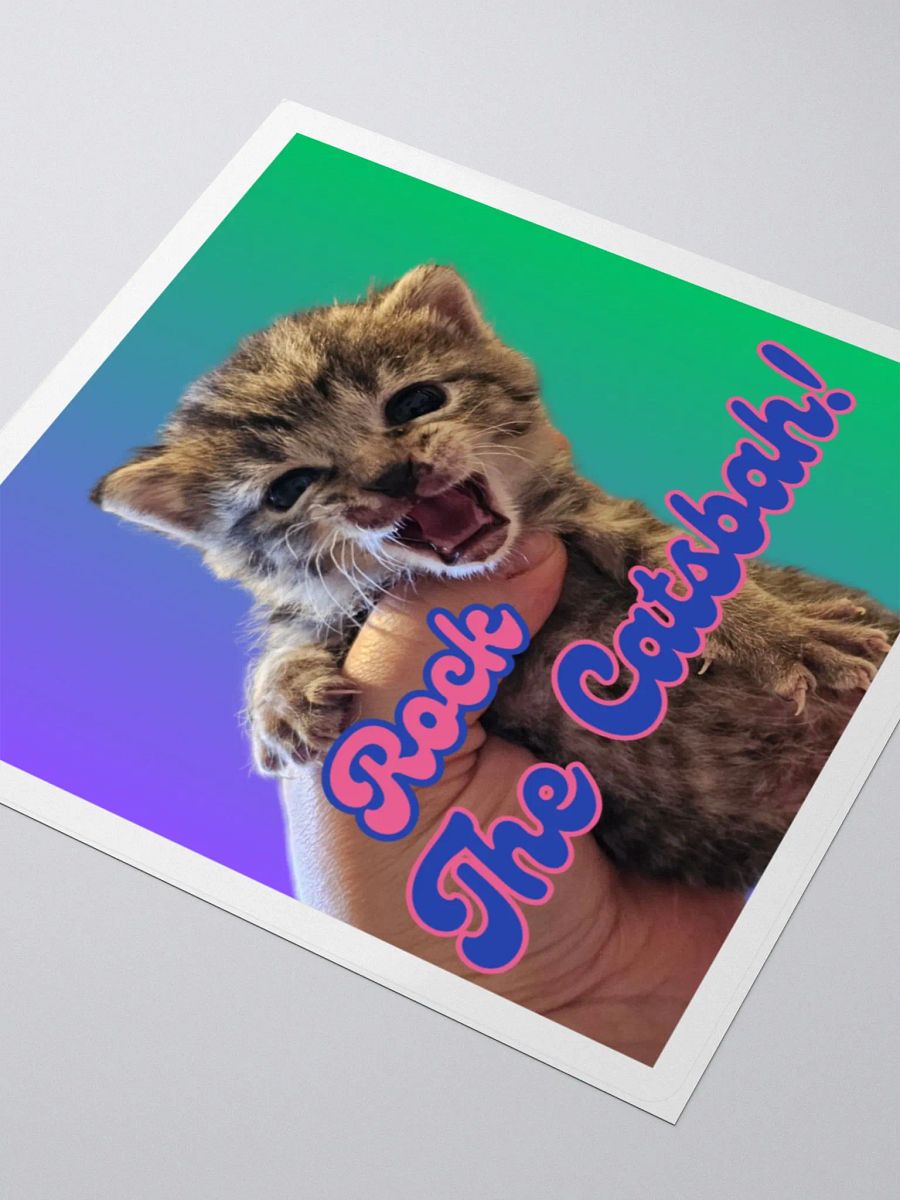 Rock The Catsbah! Sticker product image (3)