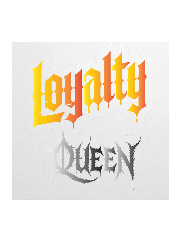 Loyalty Queen Kiss Cut Stickers product image (2)
