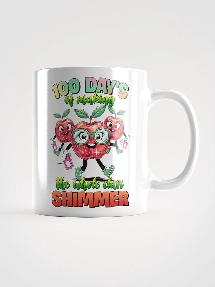 Shimmering Apple 100 Days Of School Mug product image (1)