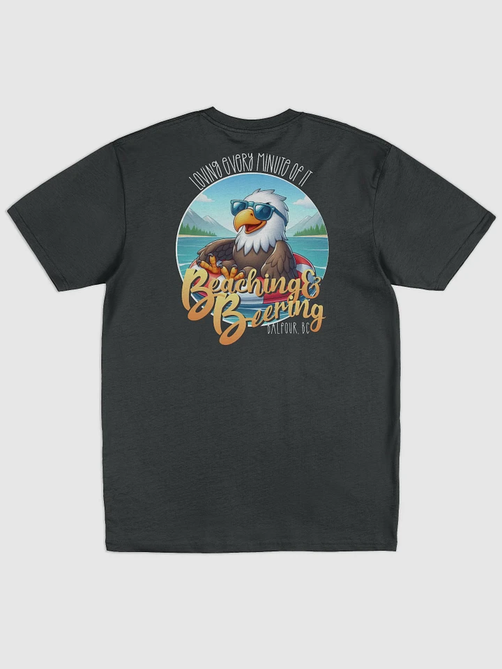 Beaching and Beering Classic T-Shirt, Eagle on a Floatie wearing Sunglasses product image (2)