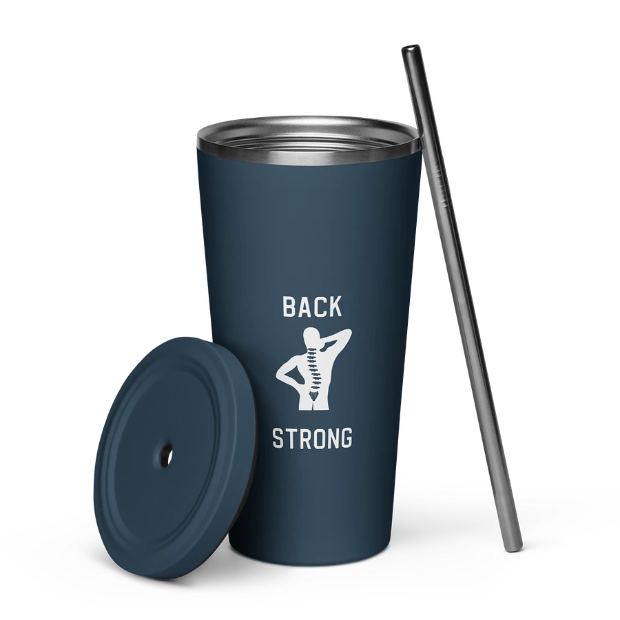 Back Strong 20 oz. Insolated Cup: Navy product image (24)