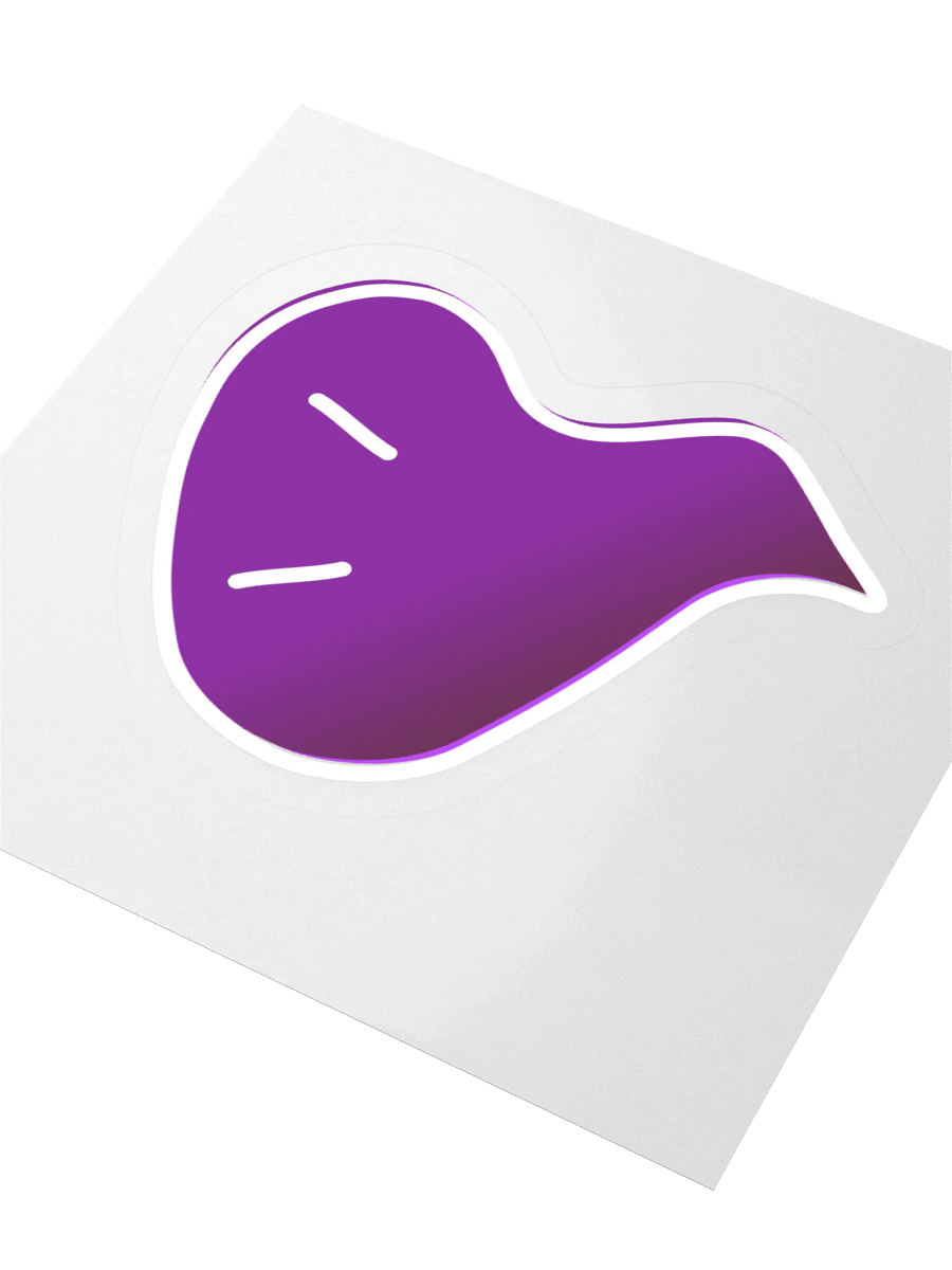 Purple Shadow Sticker product image (3)