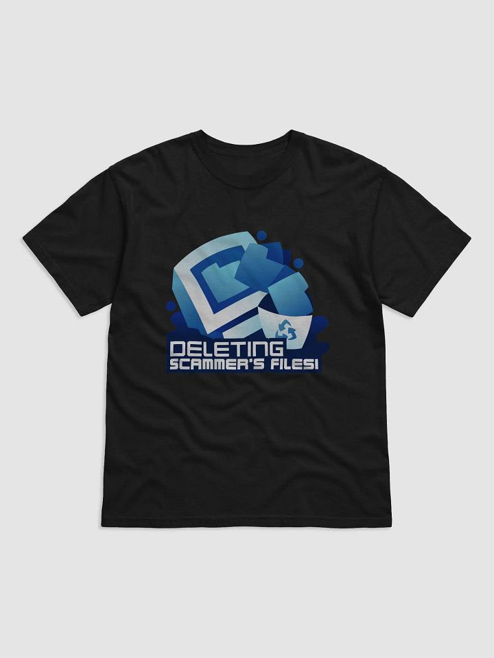 Deleting scammers files tee product image (2)