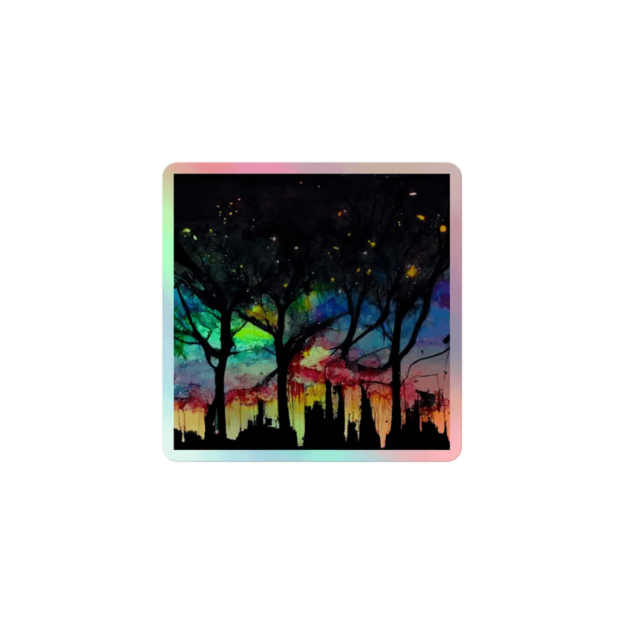 Twilight Forest Holographic Sticker Set product image (1)