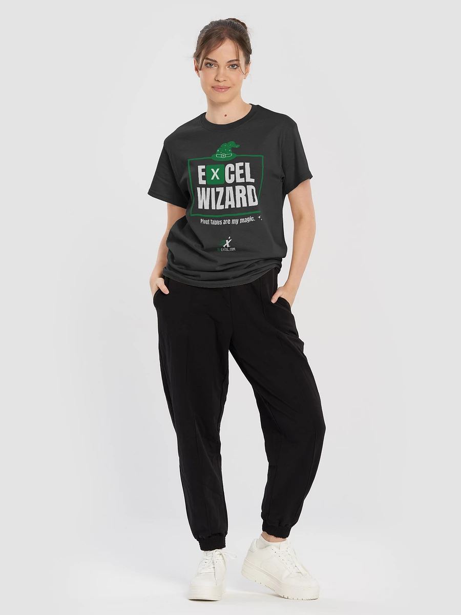 Excel Wizard - Black T-Shirt product image (2)