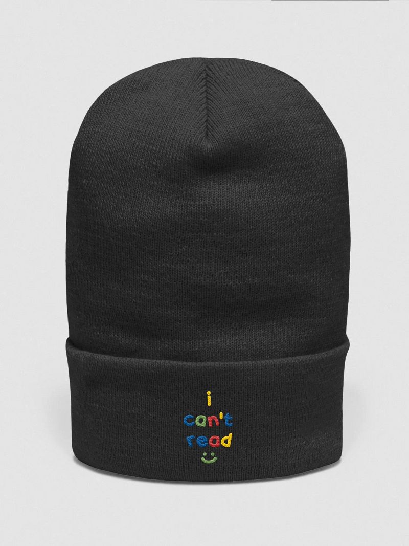 cant read beanie