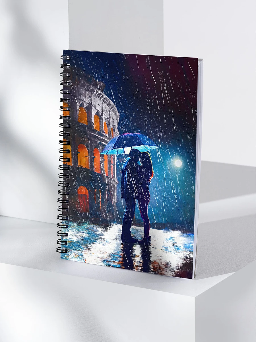 Rain by the Colosseum - Romantic Rome Spiral Notebook product image (4)