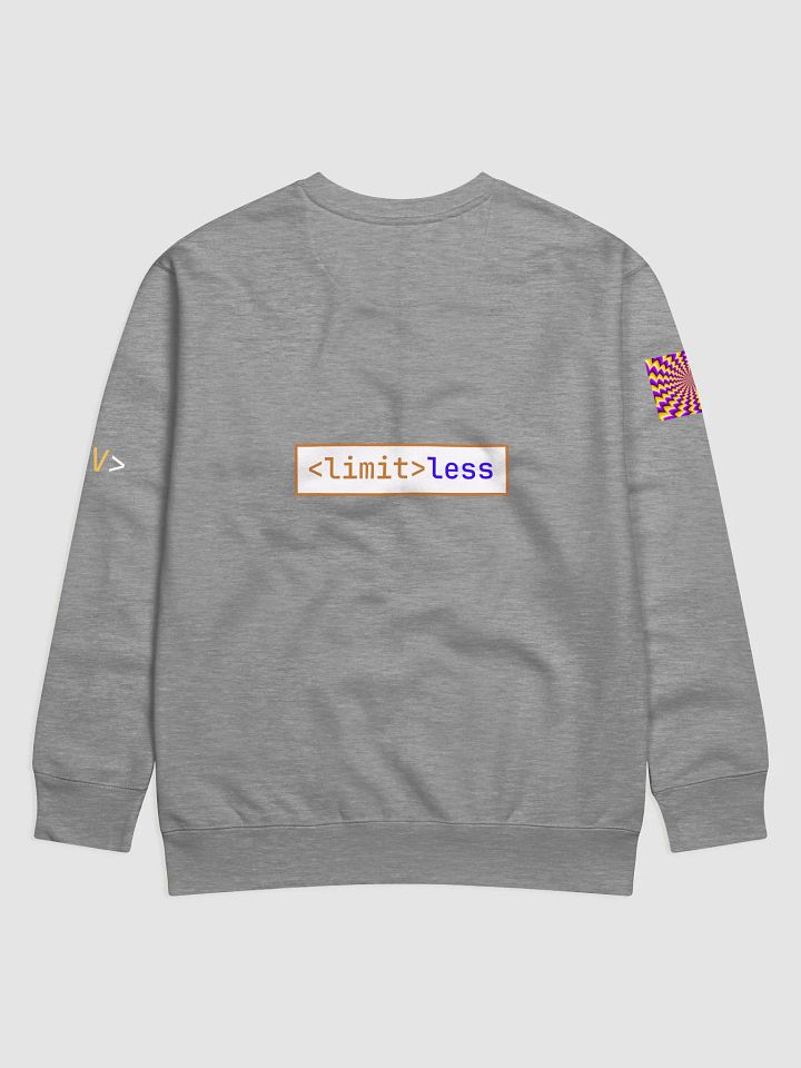 Cyborg Bunny 007 Unisex | Retro Hacker Sweatshirt – Funny Geek Wear for Coders & Agents product image (2)