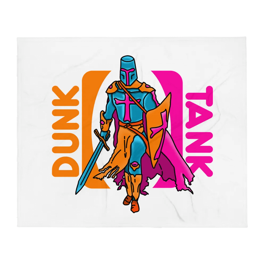 Dunk Tank Logo Minky Blanket product image (1)